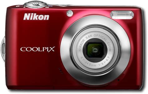 Nikon Coolpix 12 Megapixel Compact Camera Red 26198 Best Buy