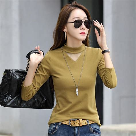 Купить Женская рубашка-бомбер с длинными рукавами, полуводолазка ...