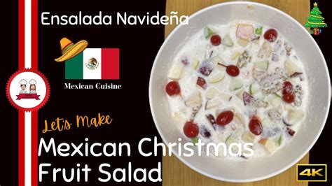 Ensalada Navideña Mexican Christmas Fruit Salad Christmas Recipes