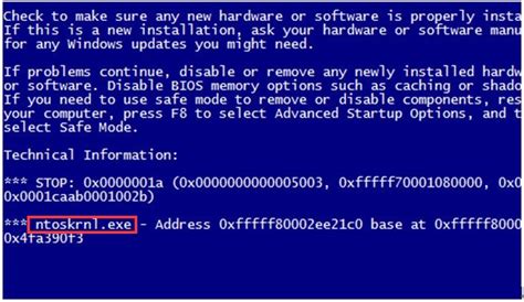 How To Fix Ntoskrnl Exe Bsod On Boot Camp