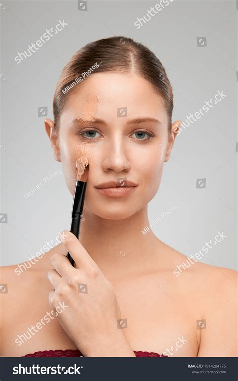 Beautiful Blonde Nude Makeup Posing Studio Stock Photo Shutterstock