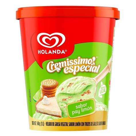 Helado Holanda Cremissimo Especial Pay De Limón 1 L Walmart