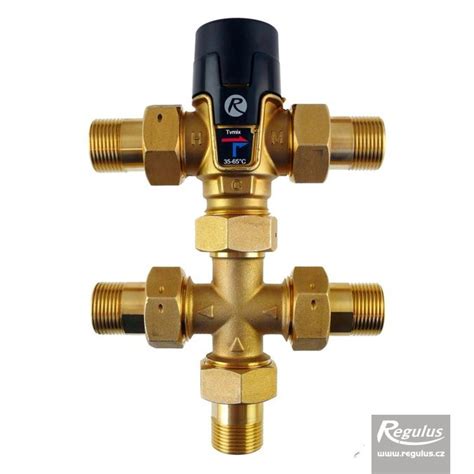 Tvmix Dn 25 Zv Anti Scald Valve With Recirculation Set Regulus