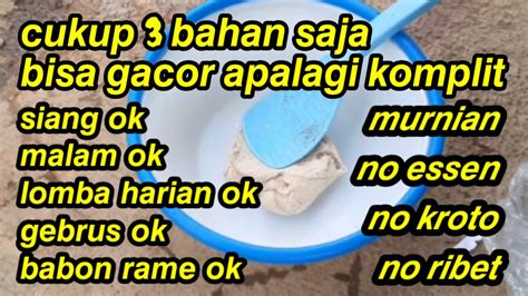 𝘾𝙪𝙠𝙪𝙥 3 𝙗𝙖𝙝𝙖𝙣 𝙨𝙖𝙟𝙖 𝙗𝙞𝙨𝙖 𝙜𝙖𝙘𝙤𝙧 𝙪𝙢𝙥𝙖𝙣 𝙙𝙖𝙙𝙖𝙠𝙖𝙣 ikan mas 𝙢𝙪𝙧𝙖𝙝 YouTube