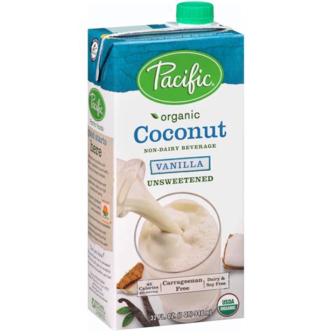 Pacific Foods Organic Coconut Non Dairy Unsweetened Beverage Ounces