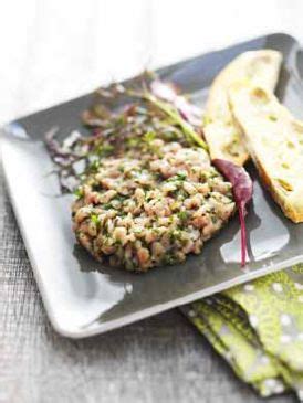 Tartare de veau aux herbes pour 4 personnes Recettes Elle à Table