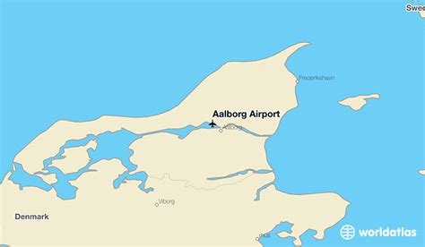 Aalborg denmark map