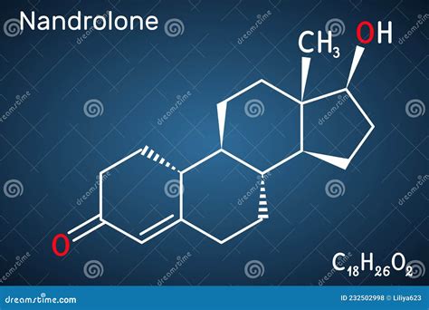 Testosterone Structural Formula Of Molecular Structure Royalty Free