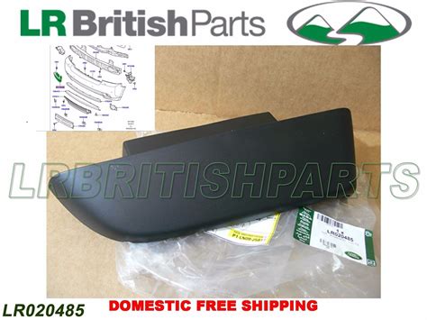 Genuine Land Rover Front Bumper Deflector Range Rover Rh New