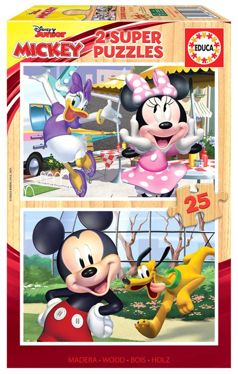 Educa Puzzle Bajki Disney Myszka Miki I Przyjaciele Drew 2x25 El