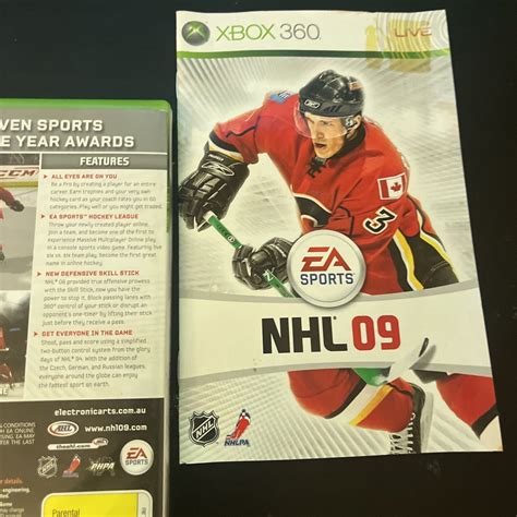 Nhl 09 Xbox 360 With Manual Pal Retro Unit