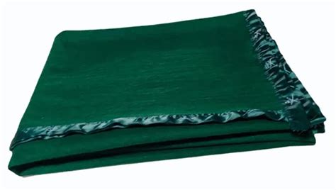 Milled Dark Green Plain Polar Fleece Blanket Size Singe 4 Kg At Rs