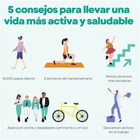 Consejos para tener una vida más activa y saludable