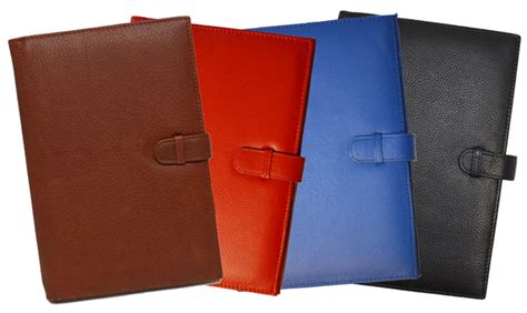 Colored Leather Monthly Weekly Calendars