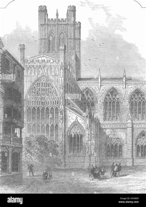 Cheshire Chester Cathedral South Transept 1872 Illustrated London News