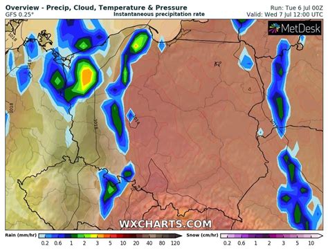 Pogoda na dziś środę 7 lipca 2021 Upał w Polsce Przejdą nawałnice i
