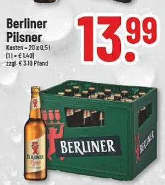 Berliner Pilsner Angebot bei Trinkgut - 1Prospekte.de