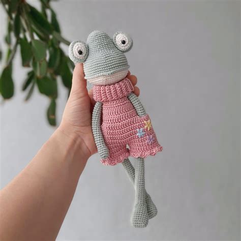 Crochet PATTERN Frog Barni&bella, Amigurumi Animal Pattern, Crochet ...