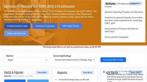 SAMS Odisha PG Merit List 2023 Released At Pg Samsodisha Gov In