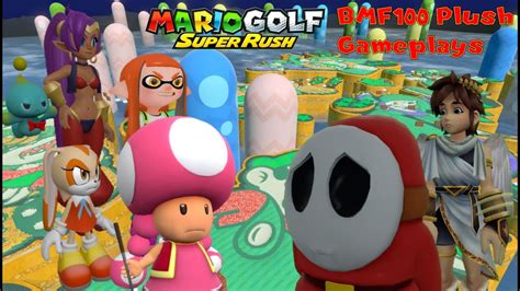 BMF100 Plush Gameplays Toadette Vs Shy Guy Mario Golf Super Rush