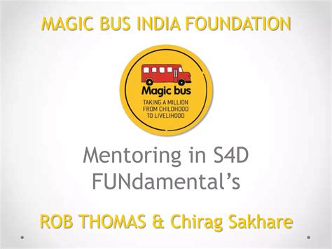 Next Step 2014 Presentation By Rob Thomas And Chirag Sakhare From Magic