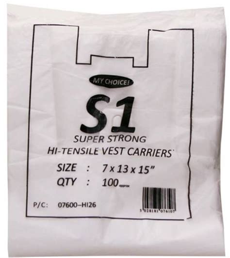 S White Hi Tensile Bags