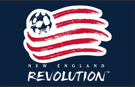 New England Revolution Logo - Primary Dark Logo - Major League Soccer ...