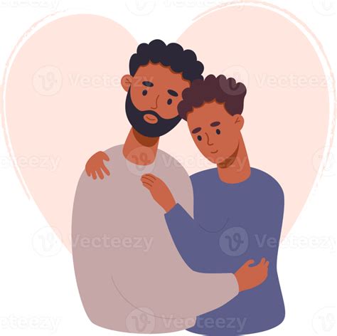 Happy Black Lgbt Gay Couple Png
