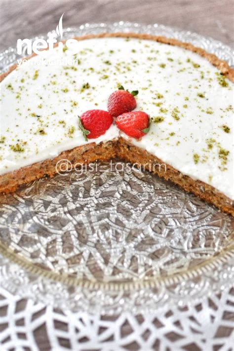 Kremalı Havuçlu Kek Tart Kalıbında Nefis Yemek Tarifleri