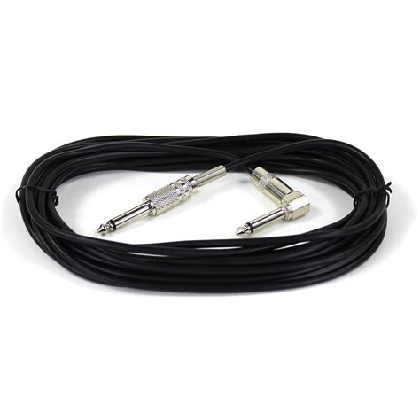 Zozo Ft Straight Right Angle Guitar Bass Instrument Cable