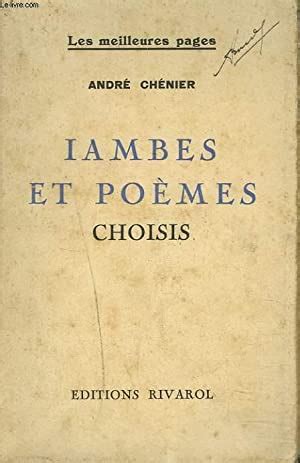 Lampes Et Poemes Choisis Von Andre Chenier Bon Couverture Souple Le