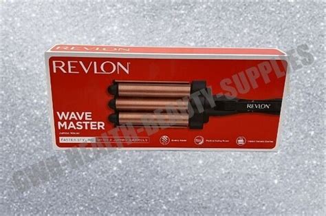 Revlon Wave Master Jumbo Barrels Faster Styling Copper Ceramic