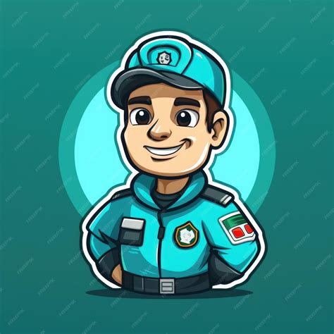 Premium Ai Image Paramedic Mascot For A Company Logo Generative Ai