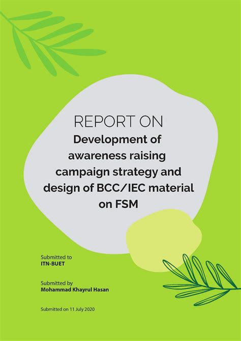 Report On Awareness Raising Campaign Strategy And Design Of Bcc Iec