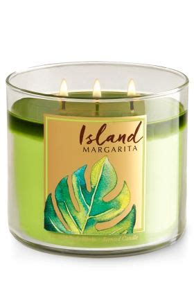 Island Margarita 3 Wick Candle Home Fragrance 1037181 Bath Body