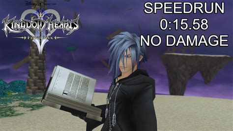 KH II FM Critical Mode Data Zexion Speedrun 0 15 58 No Damage YouTube