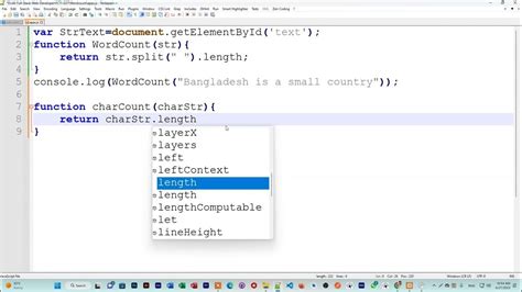 Word Count And Character Count With Javascript Youtube