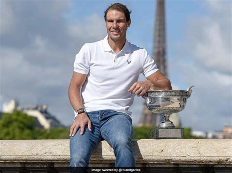 Rafael Nadal Poses With French Open Trophy With Eiffel Tower In ...