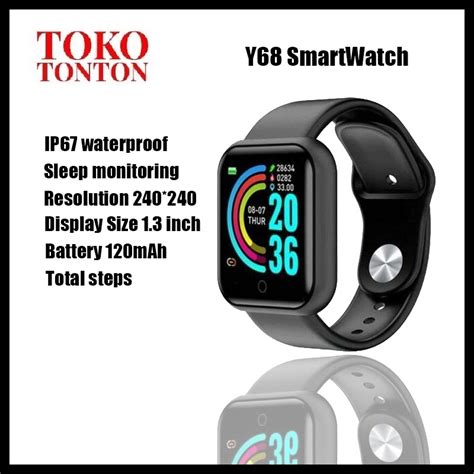 Jual Jam Tangan Smartwatch Y Sport Tahan Air Smart Bluetooth Watch