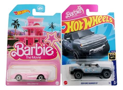 Hot Wheels 2023 Barbie The Movie Corvette Hummer Envío gratis