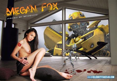 Megan Fox Boobs Transformers Nude 001 Celebrity Fakes 4U