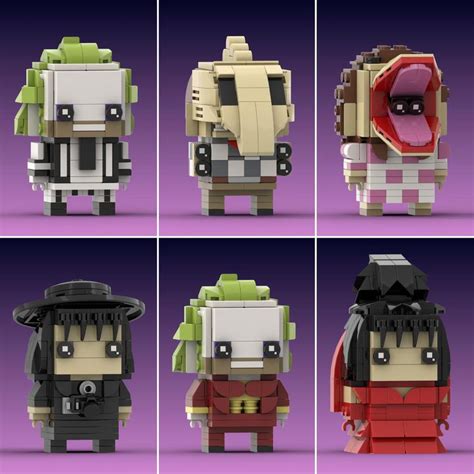 Lego Moc Beetlejuice Brickheadz Collection By Drbrickheadz