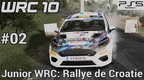 Wrc Carri Re Wrc Junior Rallye De Croatie Youtube