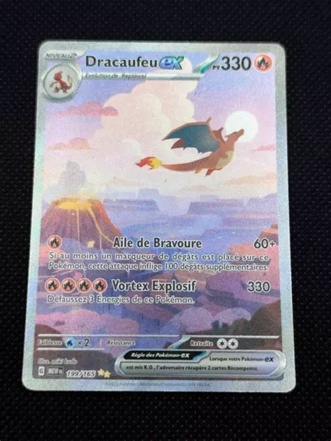 CARTE POKEMON DRACAUFEU EX Français secrete EV3 5 MEW FR 151 199