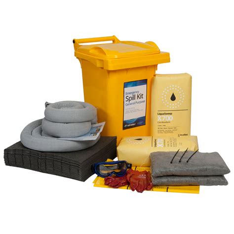 60L Wheeled Bin Spill Kit General Purpose Stratex