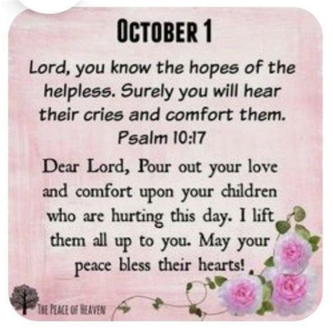 The Peace Of Heaven October 1 Inspirational Daily Bible Verse