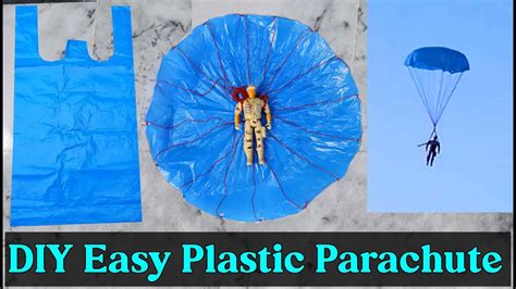 How To Make A Parachute At Home From Plastic Bag Diy Homemade