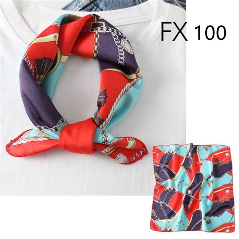 Petit Foulard Femme Bleu Iris Miss Foulard N1 En France