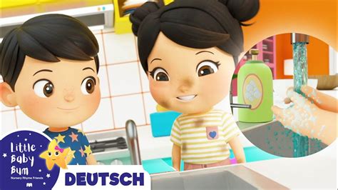 Wasch Deine Hände Kinderlieder Lellobee Deutsch Cartoons für