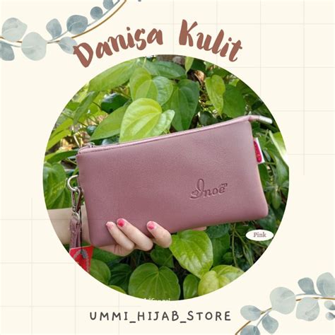 Jual COD DOMPET INOE CHOCOLY POUCH INOE KULIT SINTESIS ANTI AIR